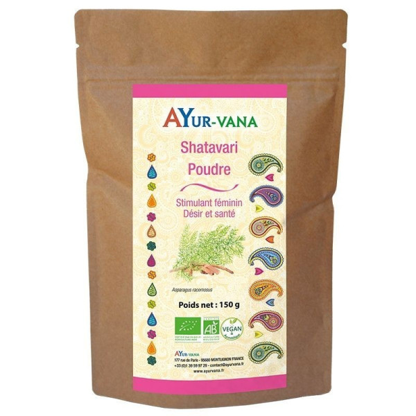 Shatavari en Poudre 150g Ayur-Vana BIO