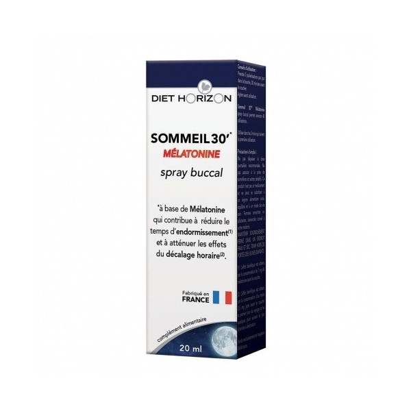 Sommeil 30' mélatonine spray 20ml Diet Horizon