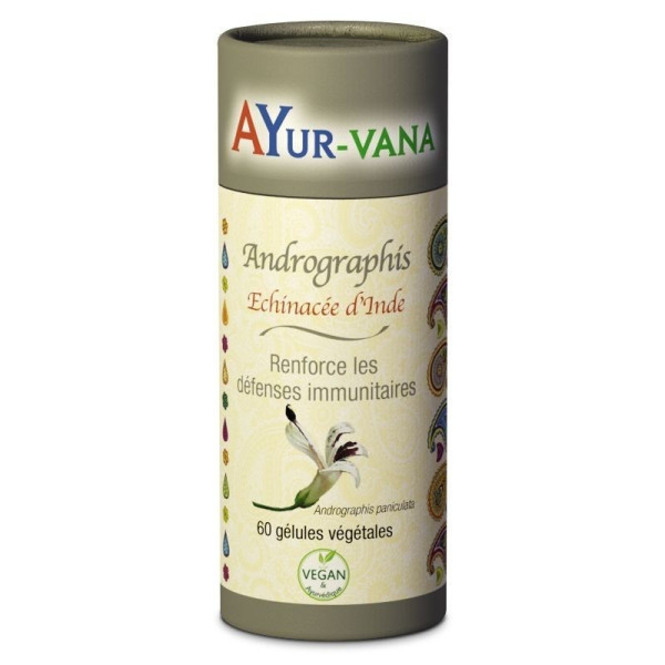 Andrographis titré 60 gélules Ayur-Vana