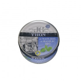 Thon listao au naturel et basilic 112g  Jacques Gonidec