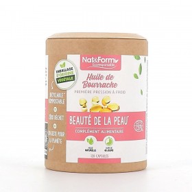 Huile de bourrache 200 gélules Nat et Form BIO
