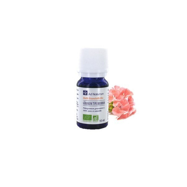 Huile essentielle de géranium rosat 10ml Ad Naturam BIO