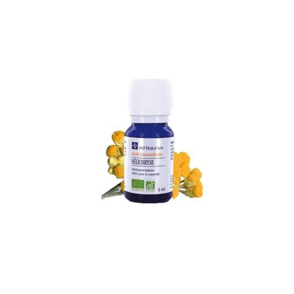 Huile essentielle d'hélichryse 5ml Ad Naturam BIO