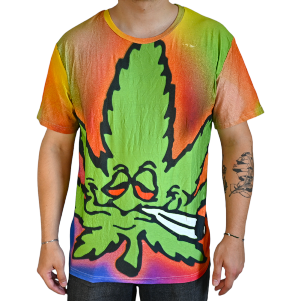 T-shirt Cannabis Multicolore (M)