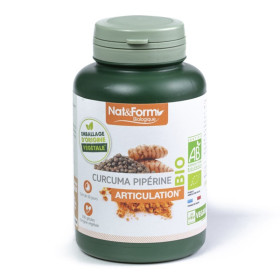 Curcuma et pipérine 200 gélules végétales Nat et Form BIO
