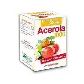 Acérola 1000 30 comprimés Nat et Form
