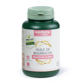 Huile de bourrache + vitamine E 120 capsules Nat et Form BIO