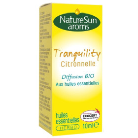 Diffusion Huile essentielle tranquility citronnelle NaturSun arôme BIO