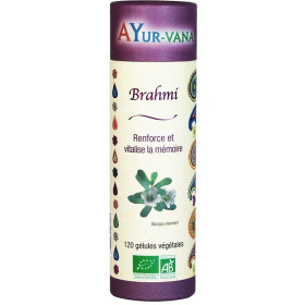 Brahmi (Bacopa Monnieri) 120 gélules Ayur-Vana BIO