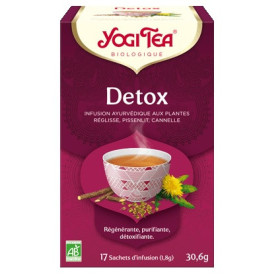 Infusion détox 17 sachets Yogi Tea BIO