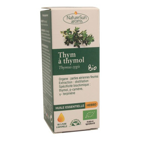 Huile essentielle thym thymol 10 ml NatureSun aroms BIO et VEGAN