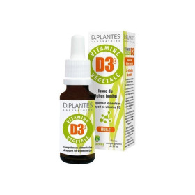 Vitamine D3 végétale 400 UI huile 20ml D. Plantes Laboratoire