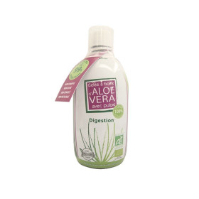Aloe véra bio gelée à boire avec pulpe  500ml biotechnie