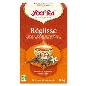 Infusion réglisse 17 sachets Yogi Tea BIO