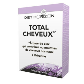 Total cheveux 60 comprimés Diet Horizon