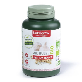 Ail bulbe 200 gélules végétales BIO Nat et Form