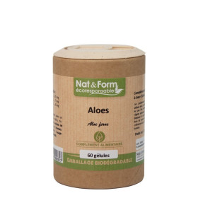 Aloé 60 gélules gamme écoresponsable Nat et Form