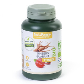 Ginseng et guarana 200 gélules végétales Nat et Form BIO