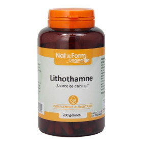 Lithothamne 200 gélules végétales Nat et Form