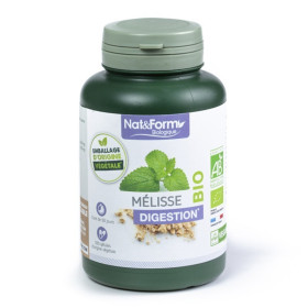 Mélisse Bio 200 gélules végétales Nate t Form