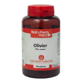 Olivier 120 gélules végétales Nat et Form