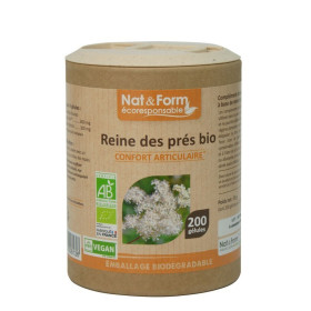 Reine des près 90 gélules végétales gamme écoresponsable Nat et Form BIO
