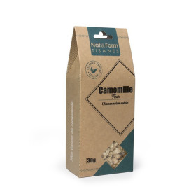 Tisane de fleurs de camomille romaine 30g Nat et Form BIO