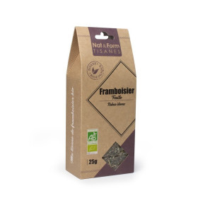 Tisane de feuilles de framboisier 25g  Nat et Form BIO