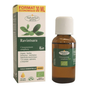 Huile essentielle ravintsara 30 ml NatureSun aroms BIO et VEGAN