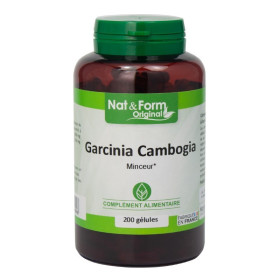 Garcinia Cambogia 200 gélules Nat et Form