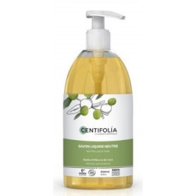 Savon liquide neutre Huile d'Olive et de coco 500ml Centifolia BIO