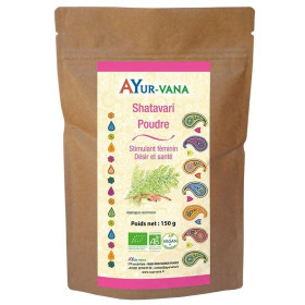 Shatavari en Poudre 150g Ayur-Vana BIO