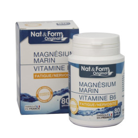Magnésium Marin et B6  40 gélules Nat et Form