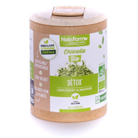 Complément alimentaire Chlorella 200 gélules Nat et Form BIO