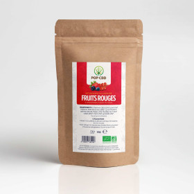 Tisane bio fruits rouges au chanvre | POP CBD