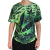 T-shirt Cannabis Psychédélique Vert (L)