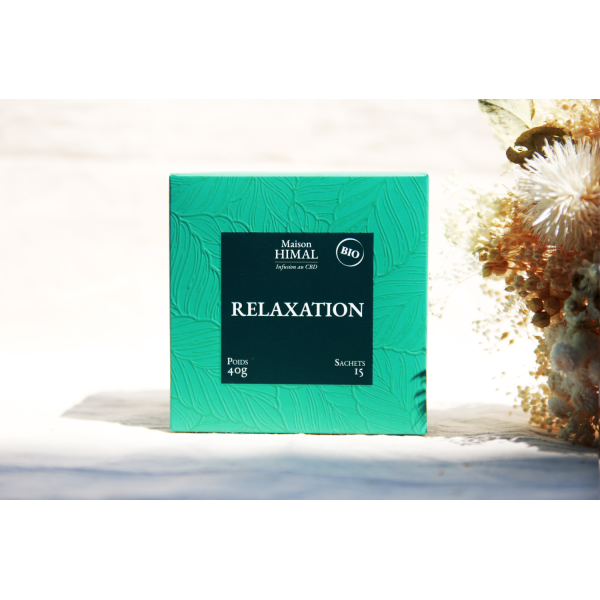 Tisane CBD bio relaxation | MAISON HIMAL
