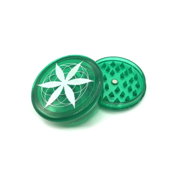 Grinder feuille de cannabis 2 pièces 60mm (Rouge)
