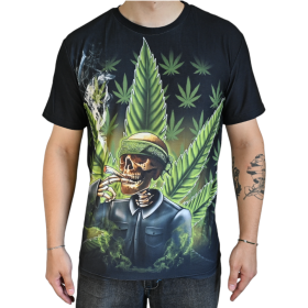 T-shirt Cannabis Skull (M)