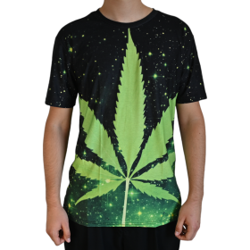 T-shirt Cannabis Galaxy (M)