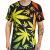 T-shirt Cannabis Multicolore (L)