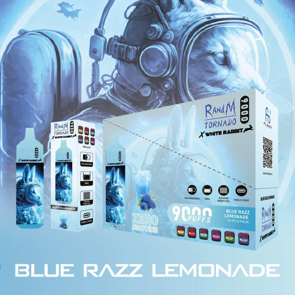 White Rabbit Tornado 9000 - Blue Razz Lemonade