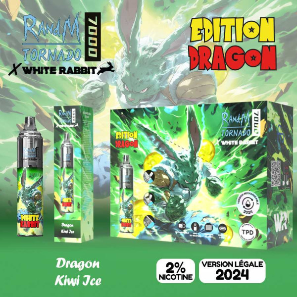 TORNADO 7000 Dragon Kiwi Ice