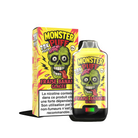 Puff Monster Puff 28k Fraise Banane Glacee (20 mg/ml)