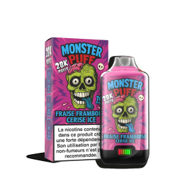 Puff Monster Puff 28k Fraise Framboise Cerise Ice (20 mg/ml)