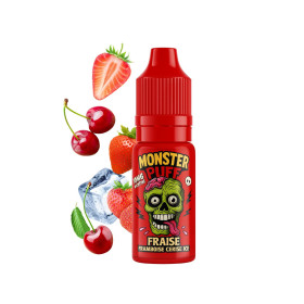 Eliquide Monster Puff 10ml Fraise Framboise Cerise Ice (20 mg/ml)
