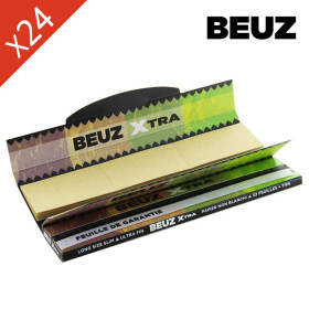 Feuilles Slim Long Beuz 125mm Brown - Boîte de 24 carnets