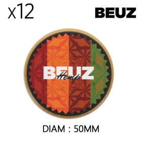 Boîte de 12 Grinders en chanvre 50 mm Beuz Hemp