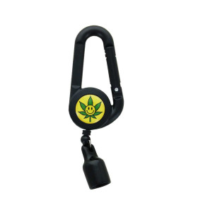 Porte Briquet Clipper Leaf Smiley Design