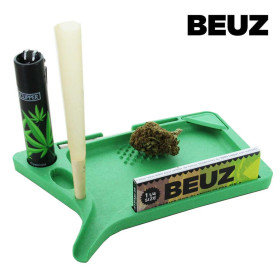 Plateau de roulage en chanvre BEUZ (Vert)